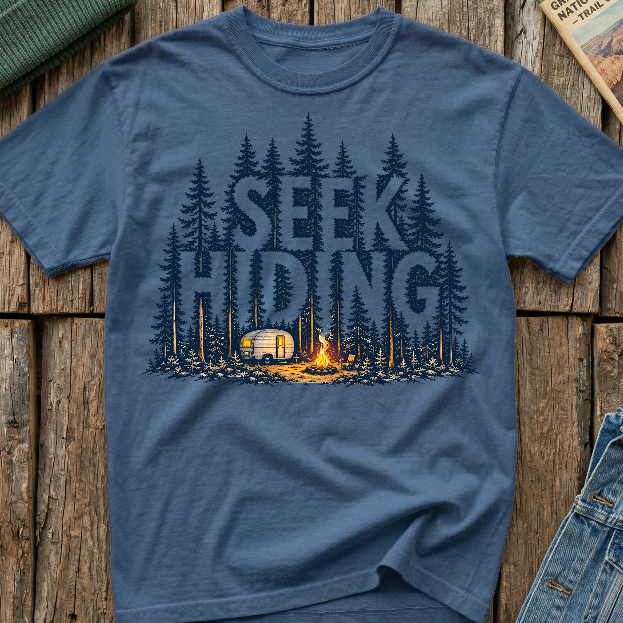 Seek Hiding, Go Camping T-Shirt