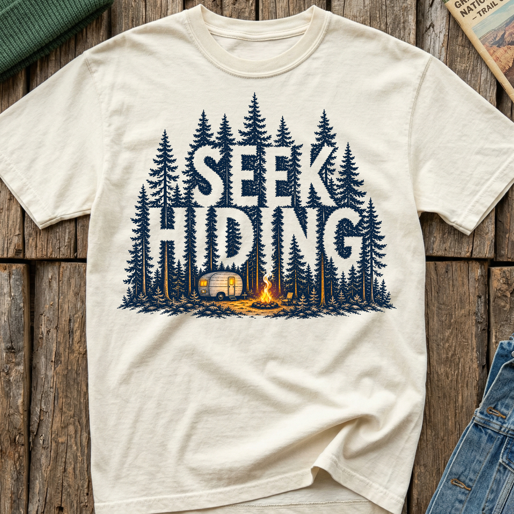 Seek Hiding, Go Camping T-Shirt