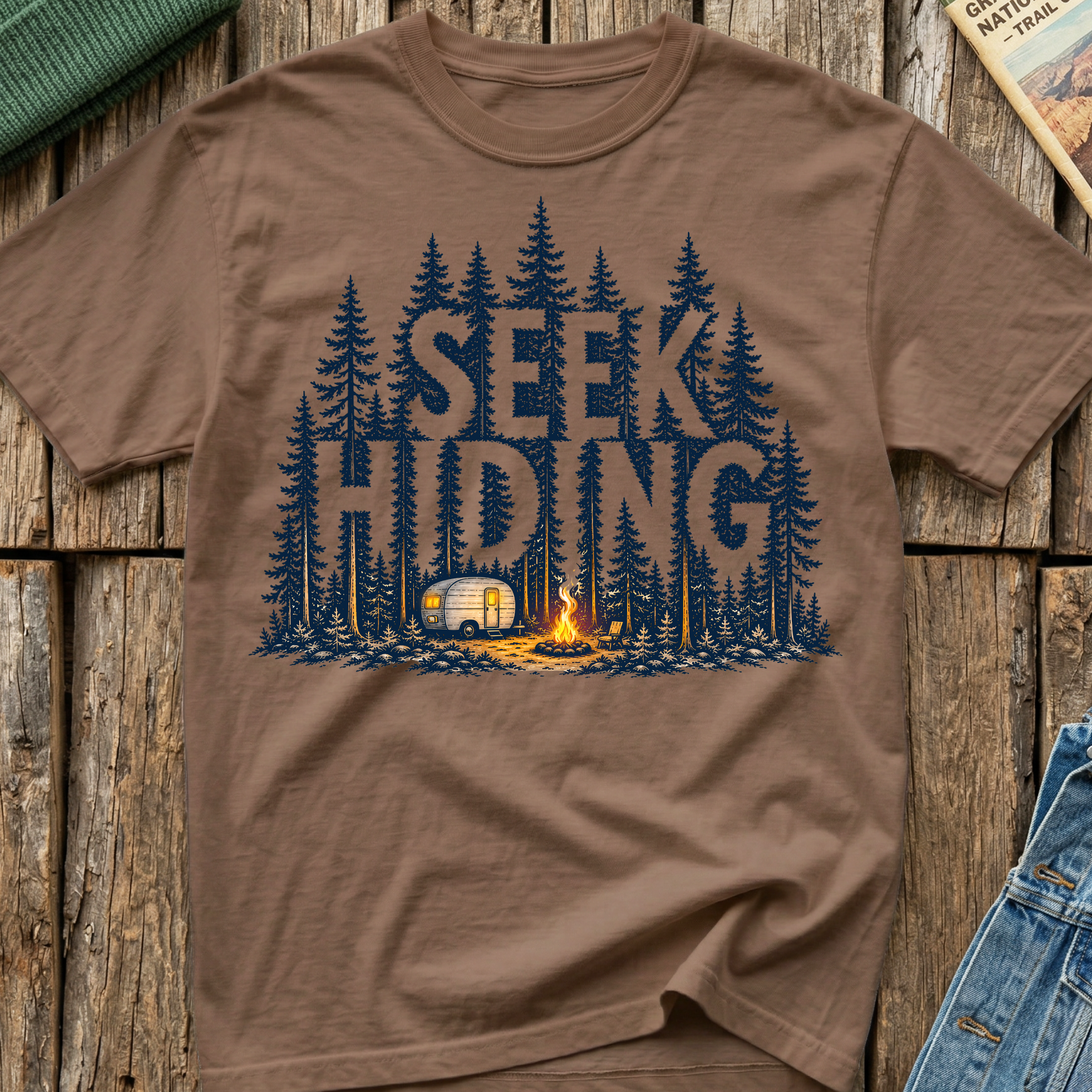 Seek Hiding, Go Camping T-Shirt