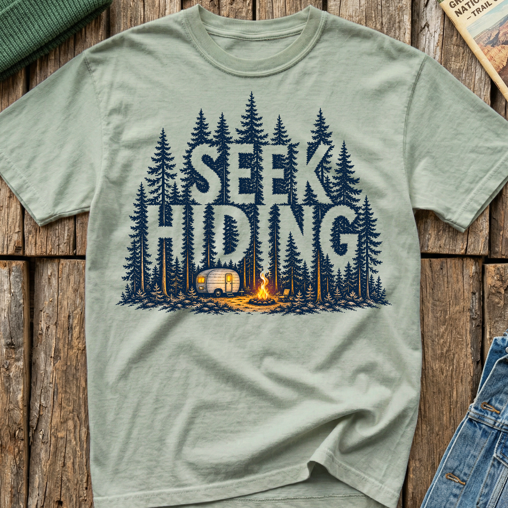 Seek Hiding, Go Camping T-Shirt