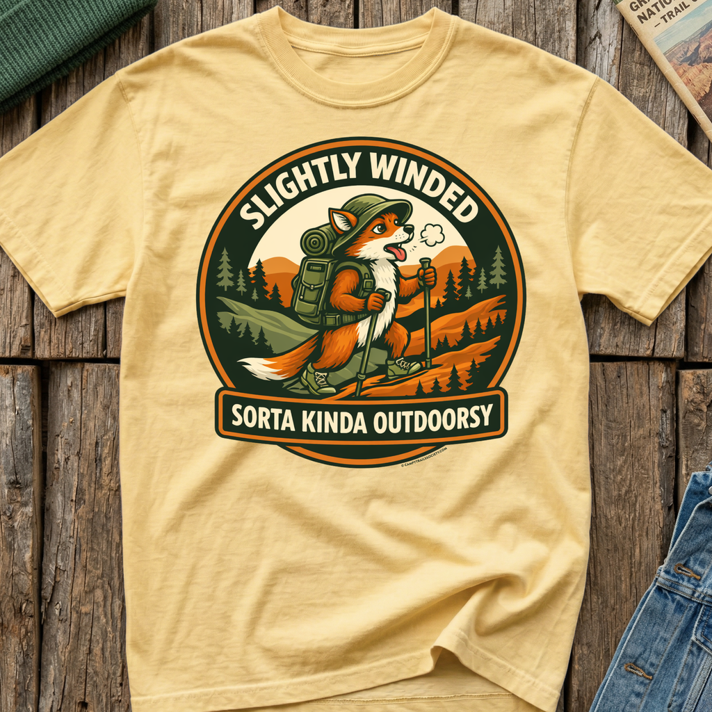 Slightly Winded Sorta Kinda Outdoorsy T-Shirt
