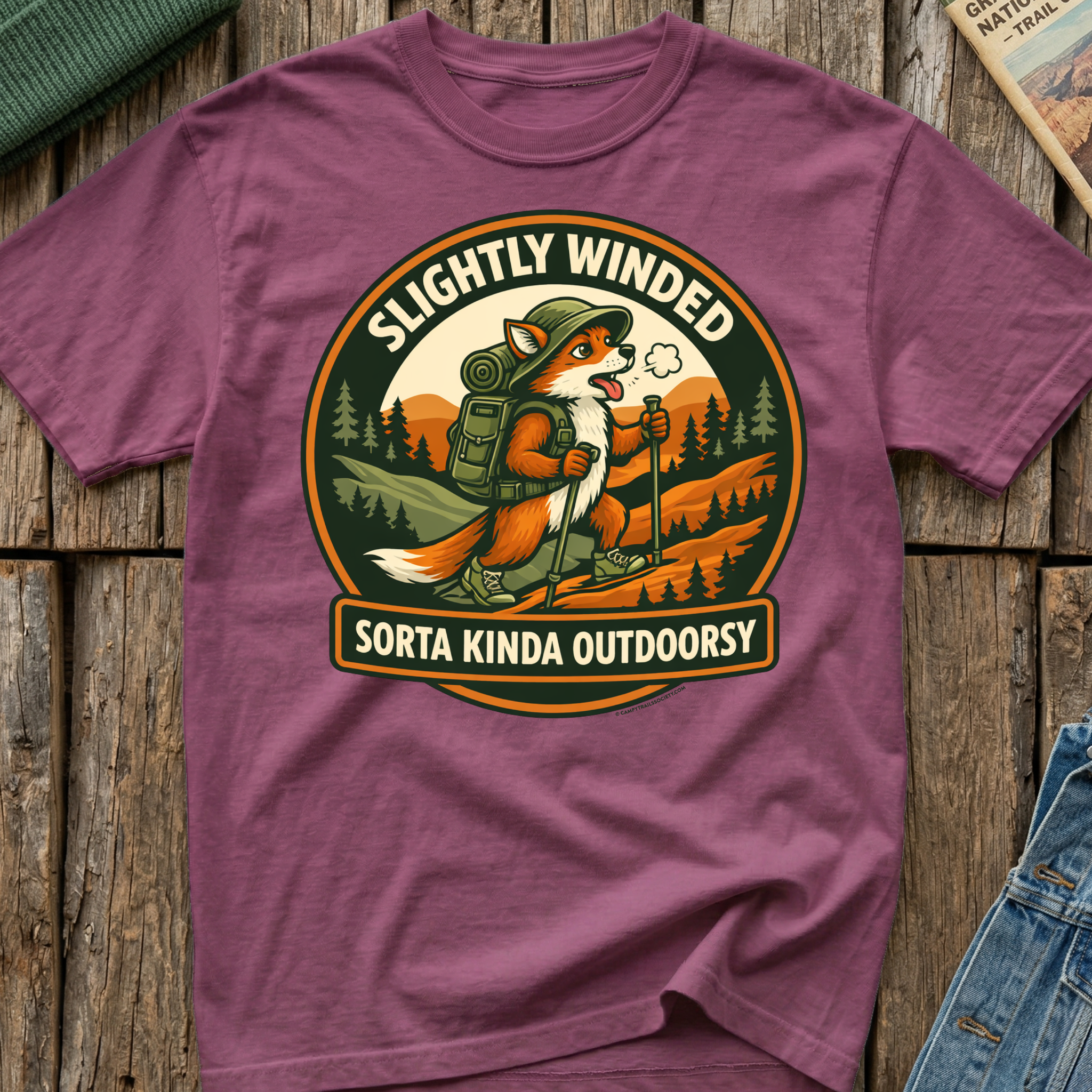 Slightly Winded Sorta Kinda Outdoorsy T-Shirt