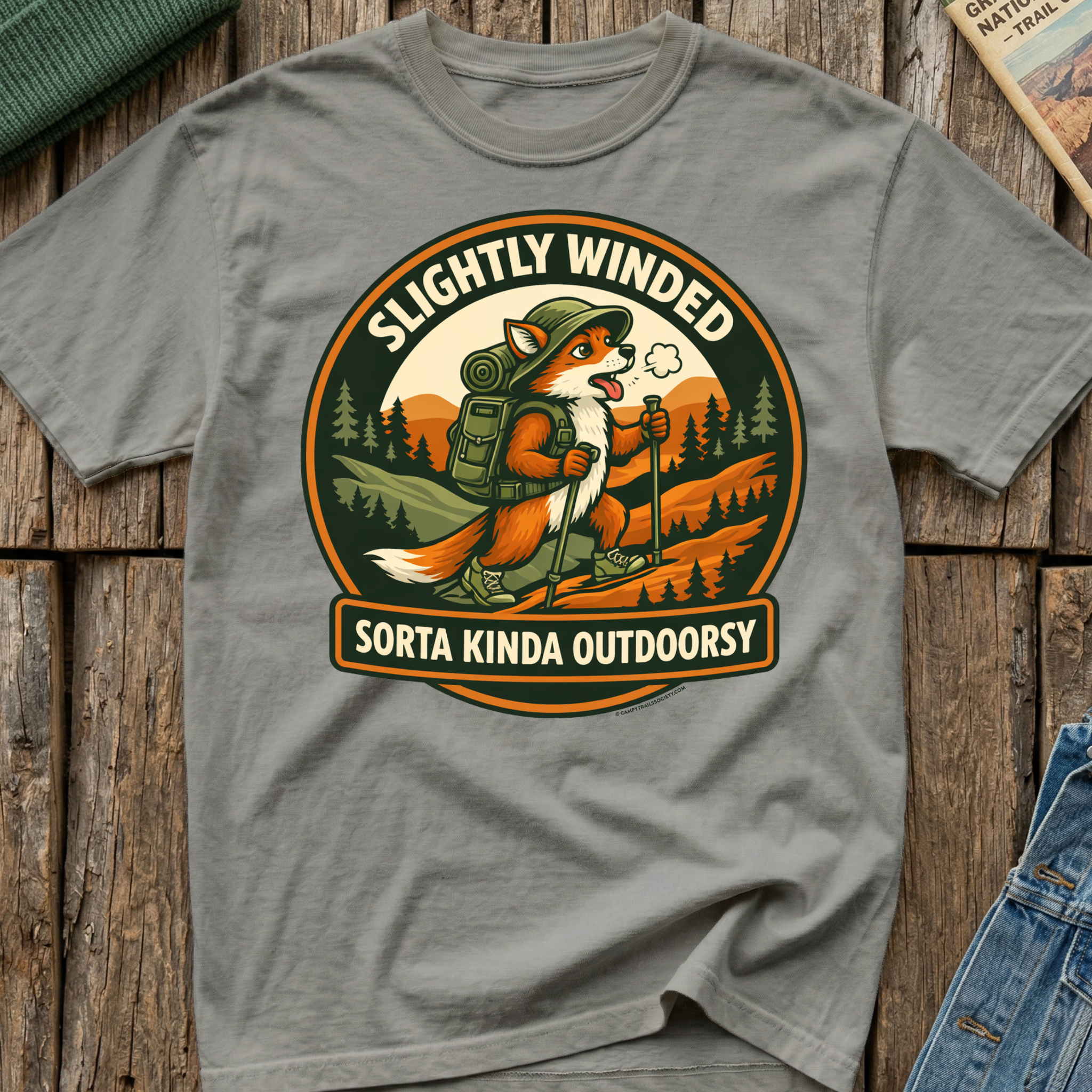 Slightly Winded Sorta Kinda Outdoorsy T-Shirt