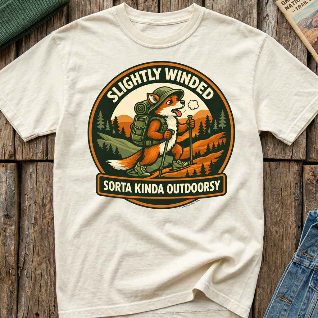 Slightly Winded Sorta Kinda Outdoorsy T-Shirt