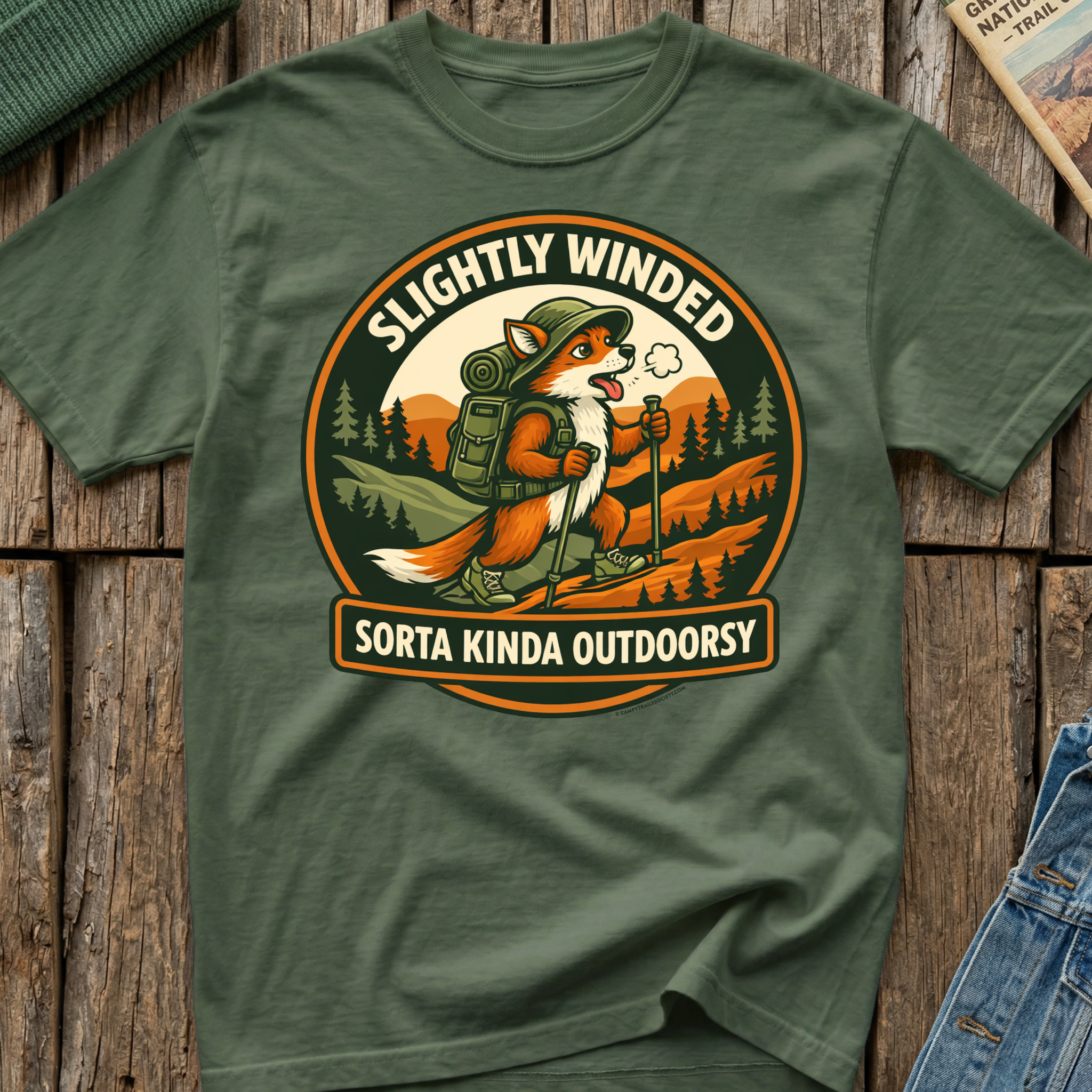 Slightly Winded Sorta Kinda Outdoorsy T-Shirt