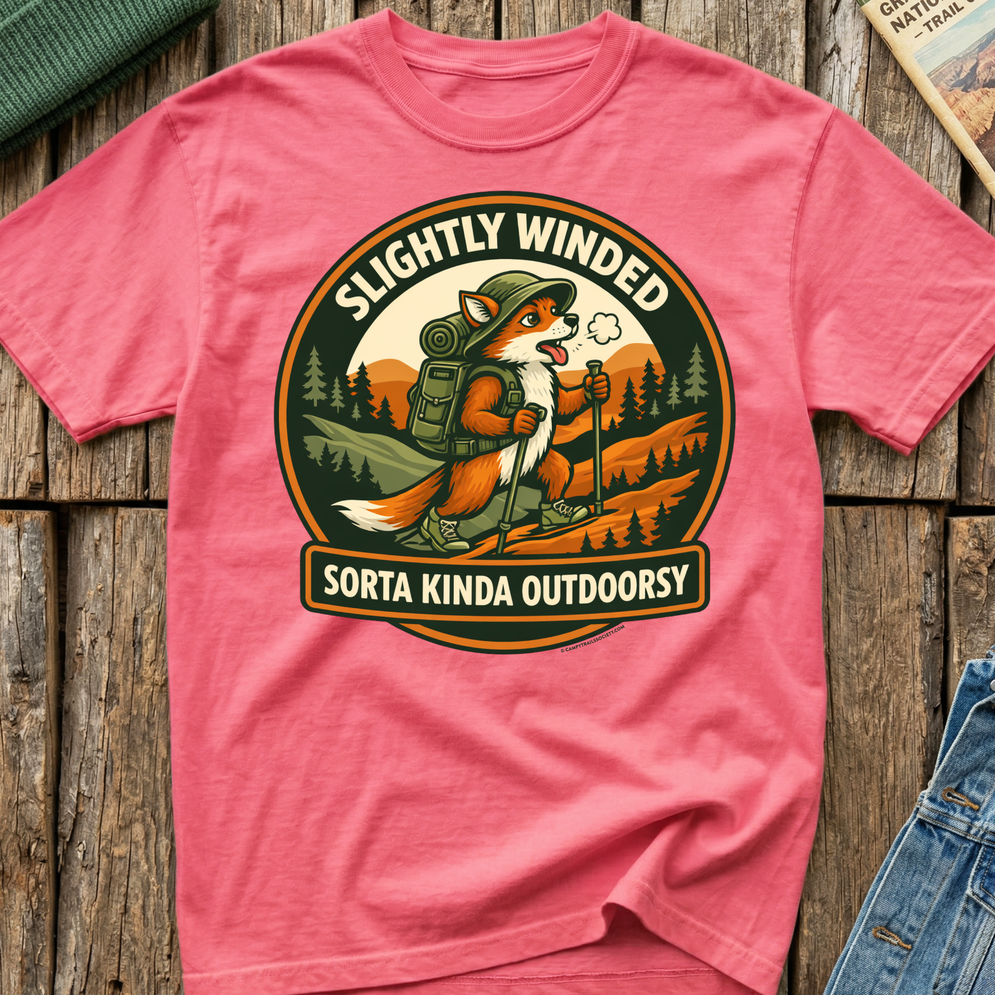 Slightly Winded Sorta Kinda Outdoorsy T-Shirt