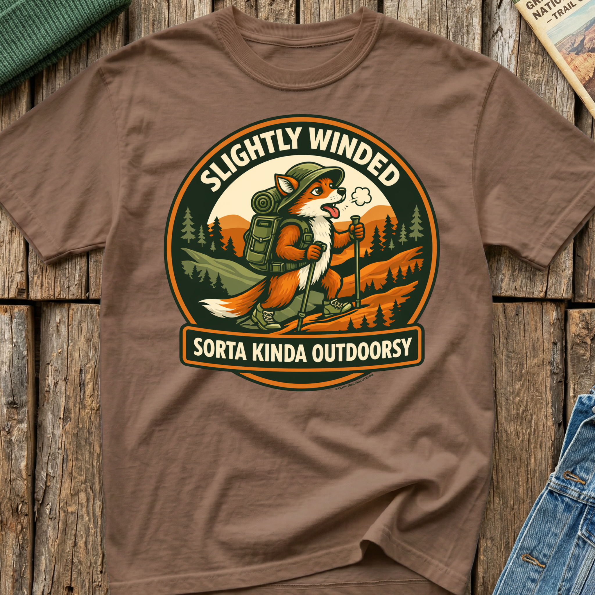 Slightly Winded Sorta Kinda Outdoorsy T-Shirt