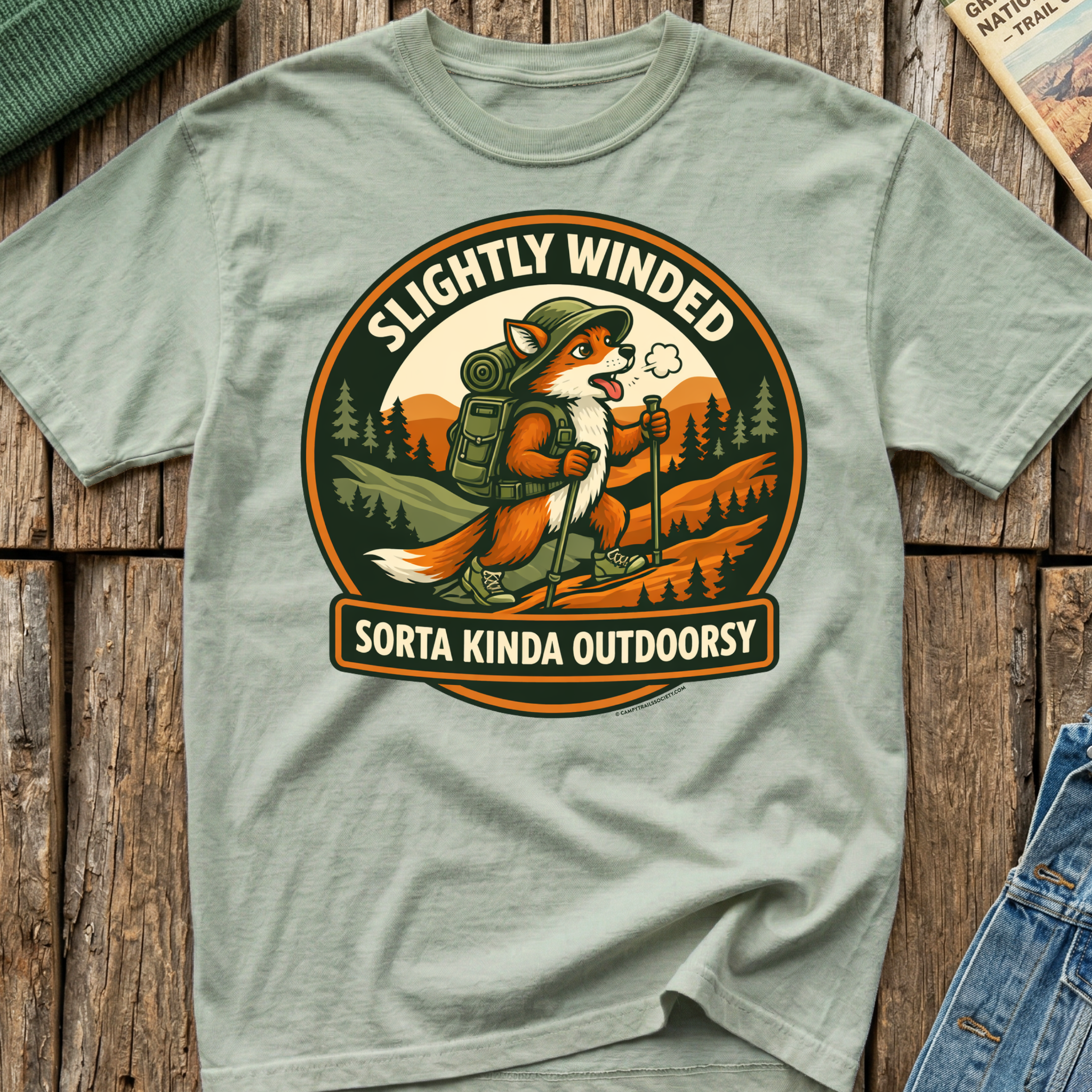 Slightly Winded Sorta Kinda Outdoorsy T-Shirt