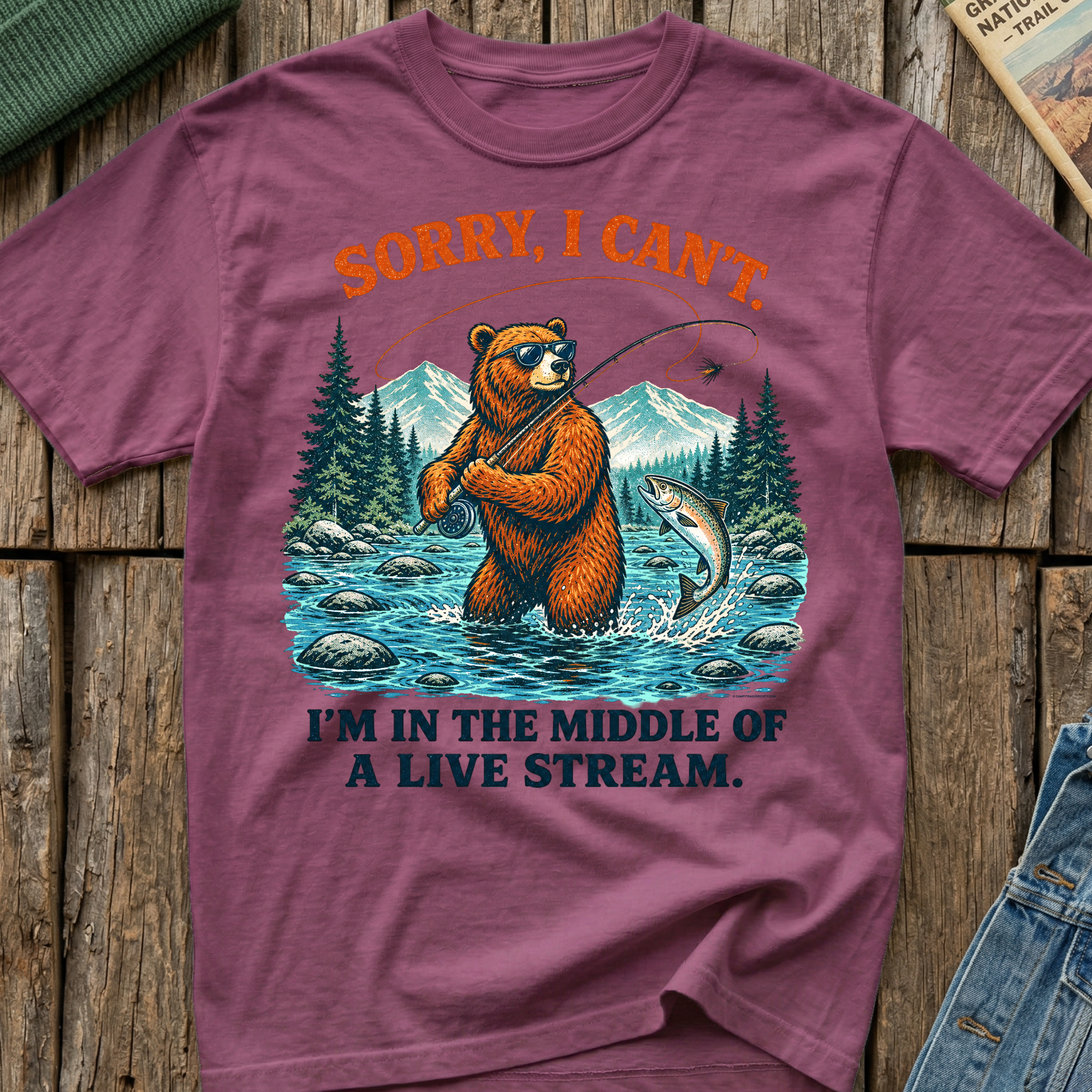 Sorry Can't, In A Live Stream T-Shirt