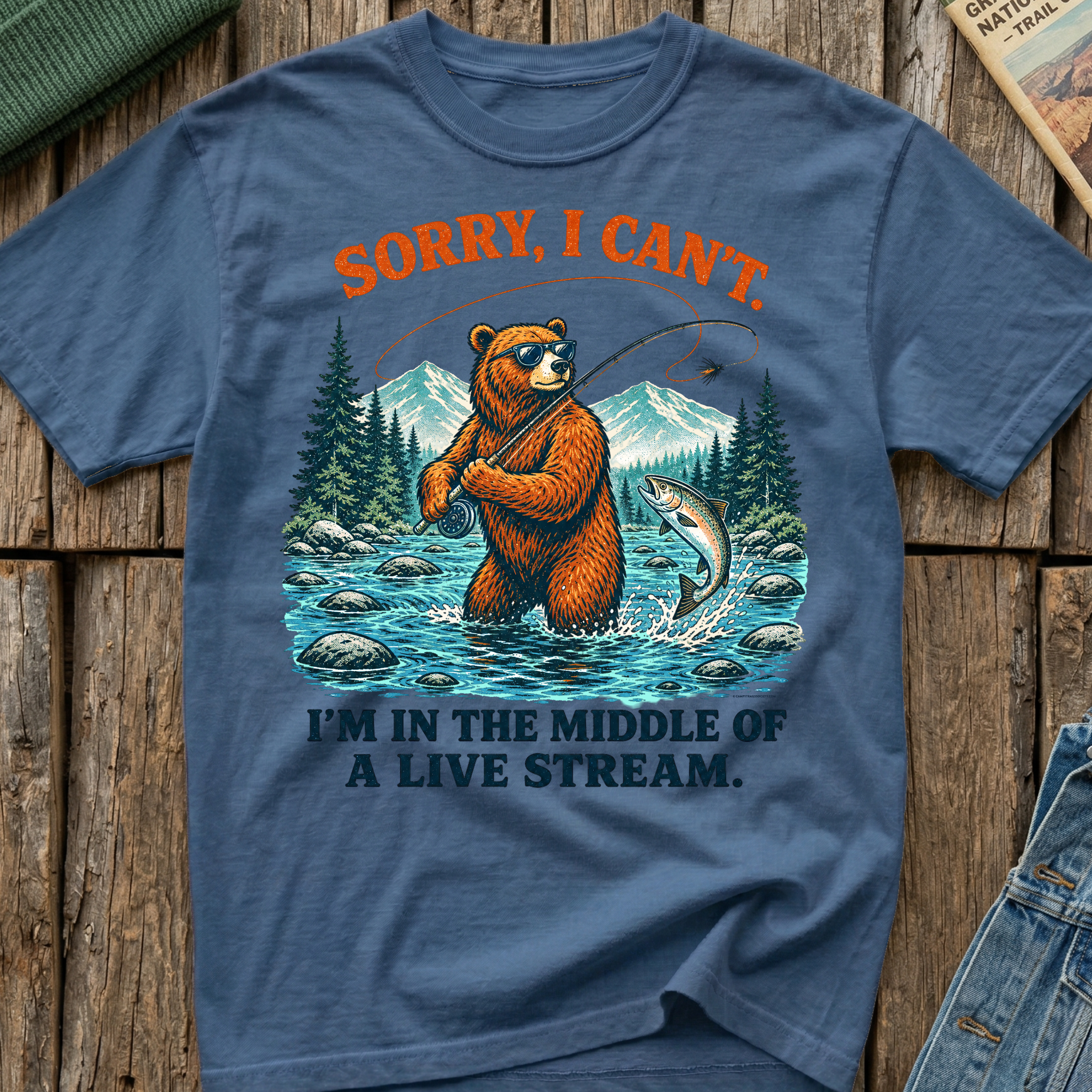 Sorry Can't, In A Live Stream T-Shirt