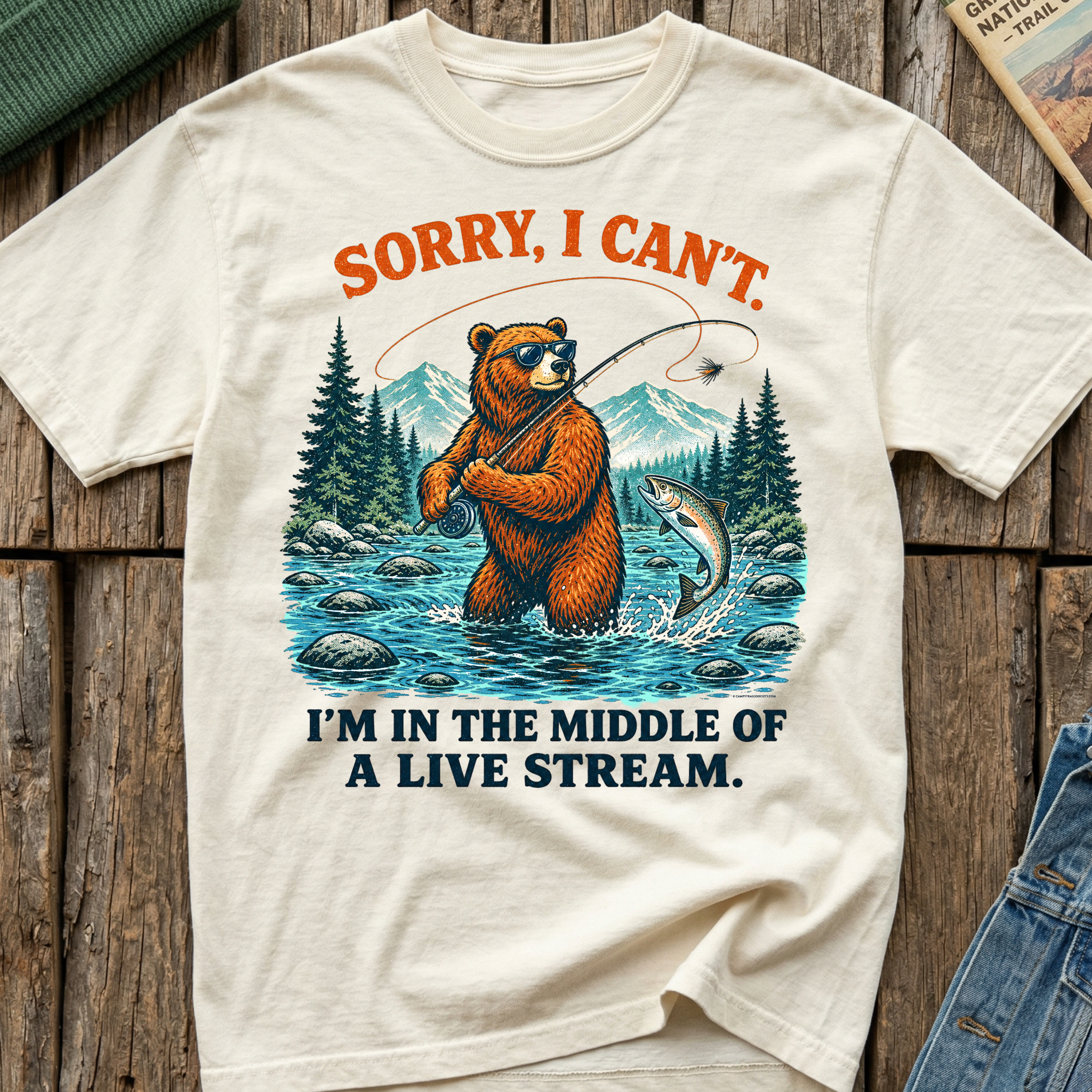 Sorry Can't, In A Live Stream T-Shirt