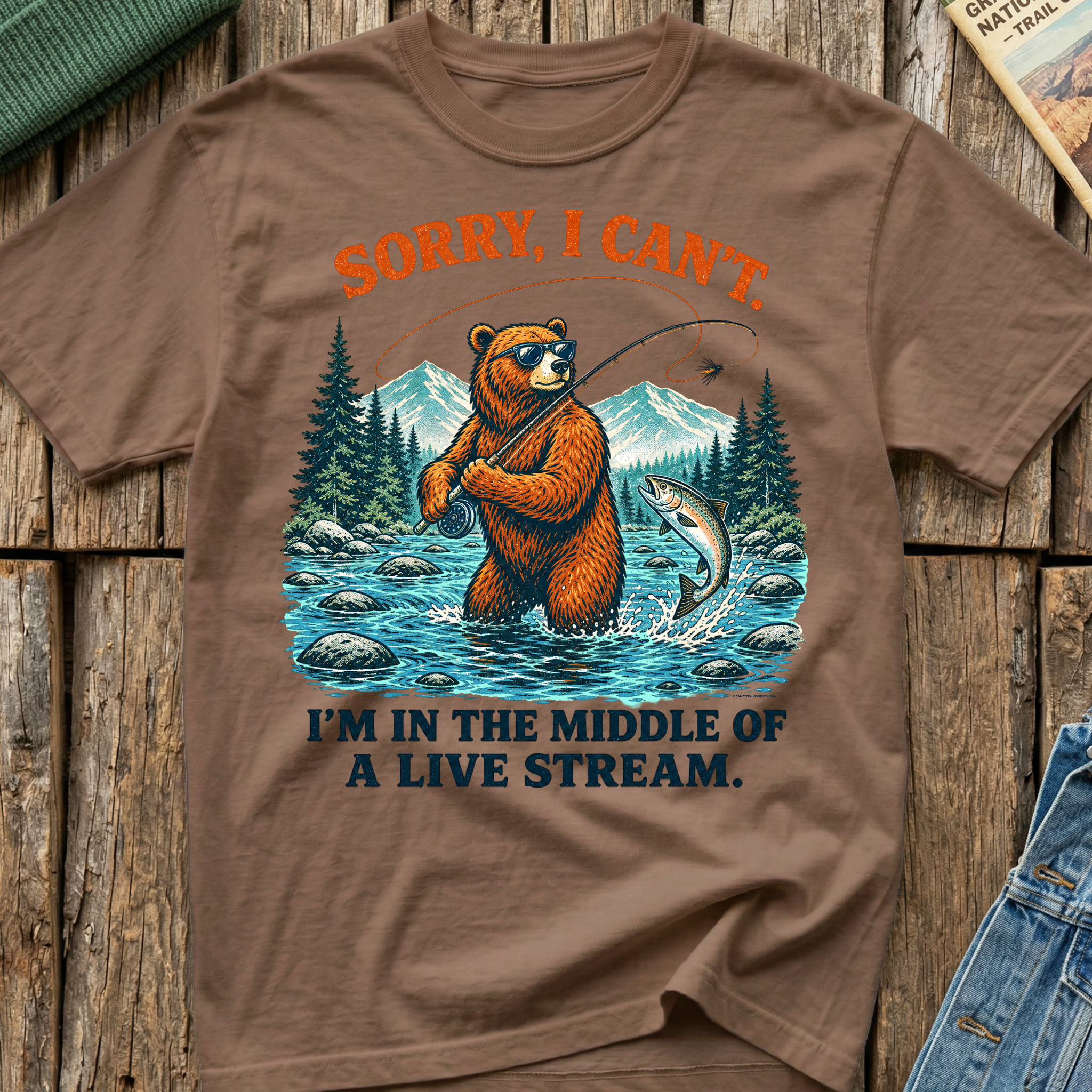 Sorry Can't, In A Live Stream T-Shirt