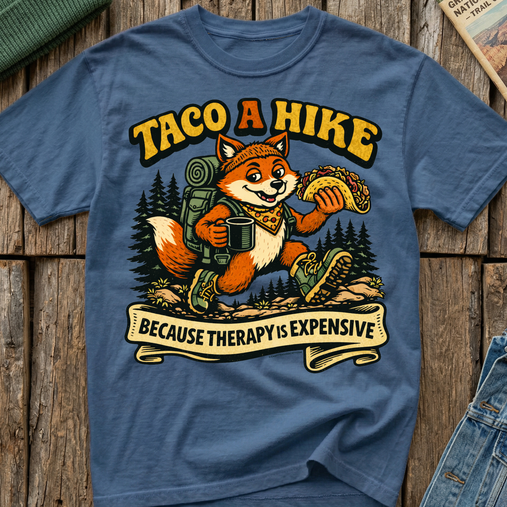 Taco A Hike! Cause Therapy Is Expensive T-Shirt
