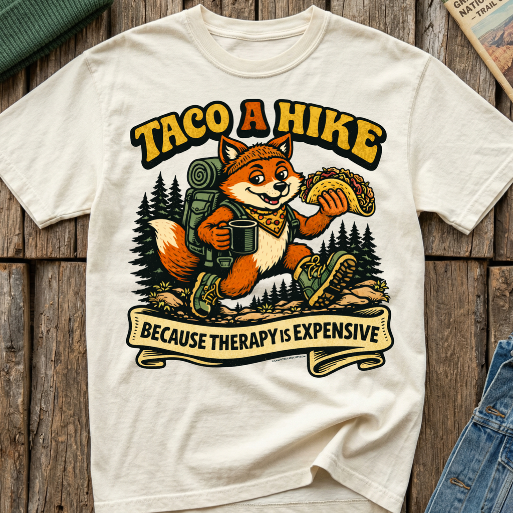 Taco A Hike! Cause Therapy Is Expensive T-Shirt