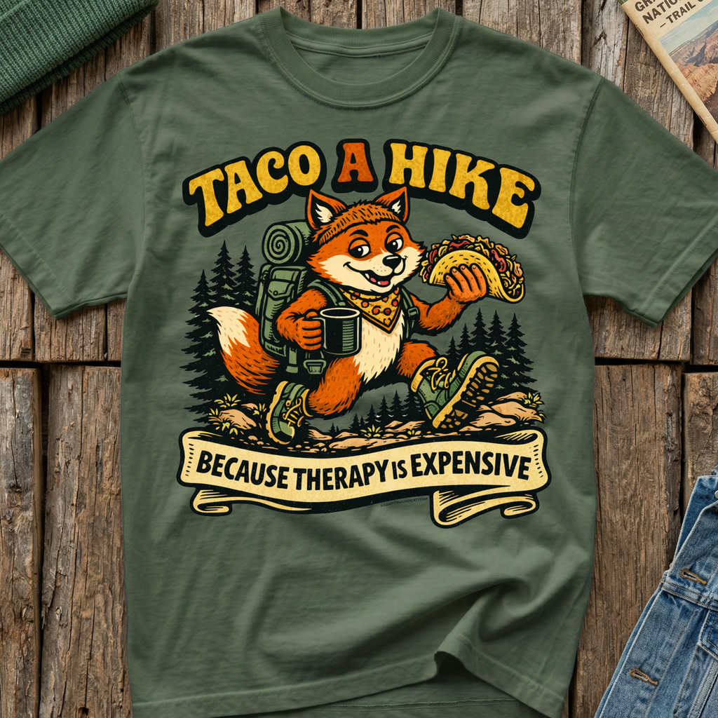 Taco A Hike! Cause Therapy Is Expensive T-Shirt