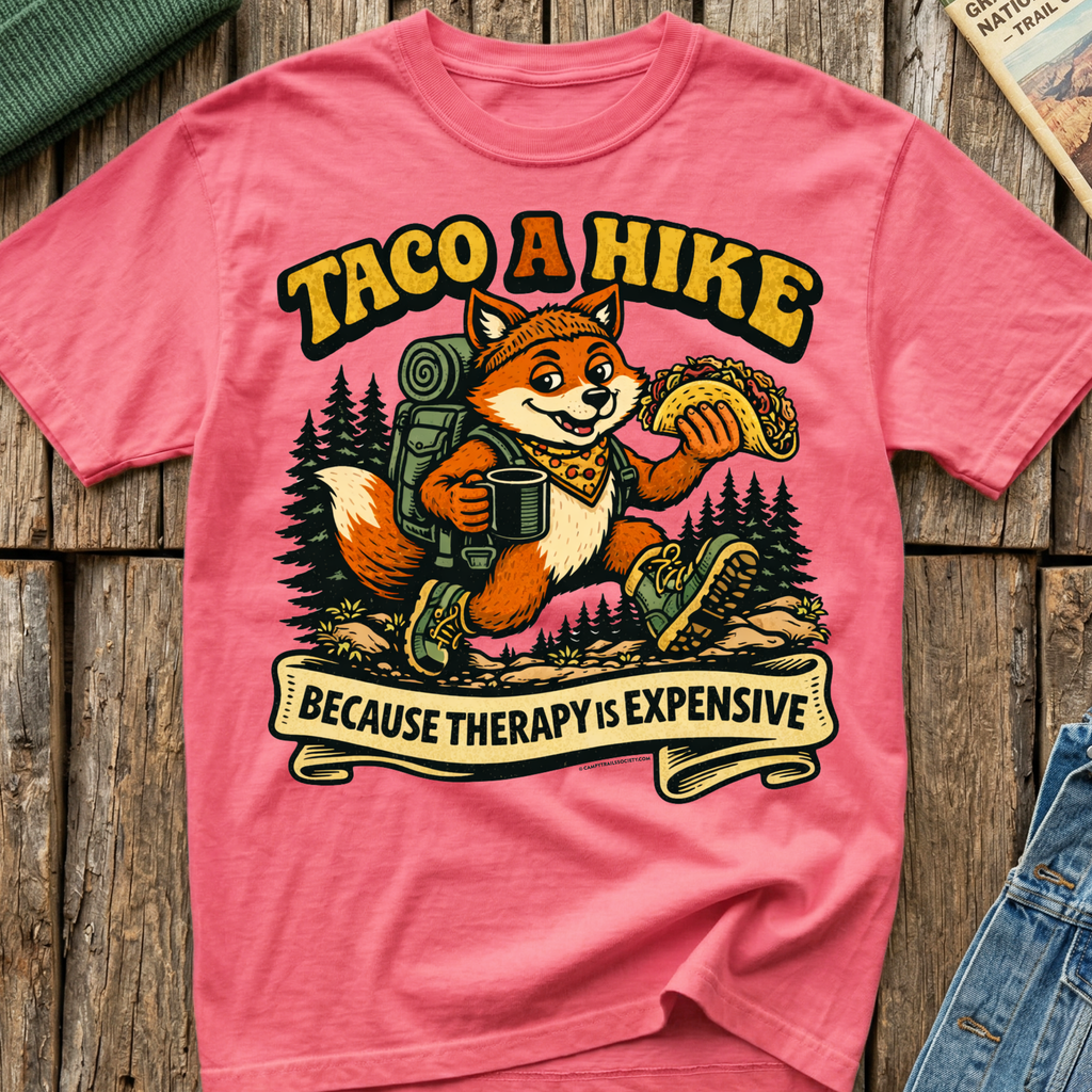 Taco A Hike! Cause Therapy Is Expensive T-Shirt