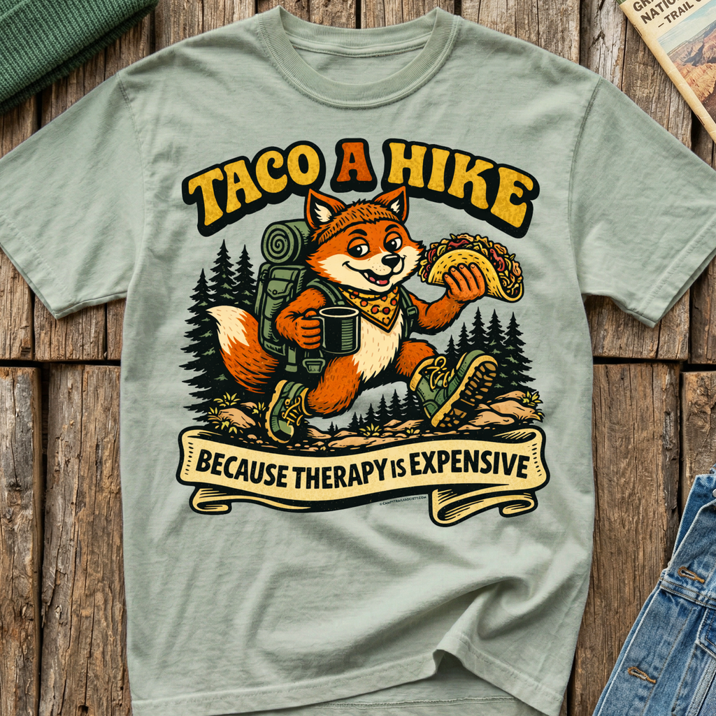 Taco A Hike! Cause Therapy Is Expensive T-Shirt