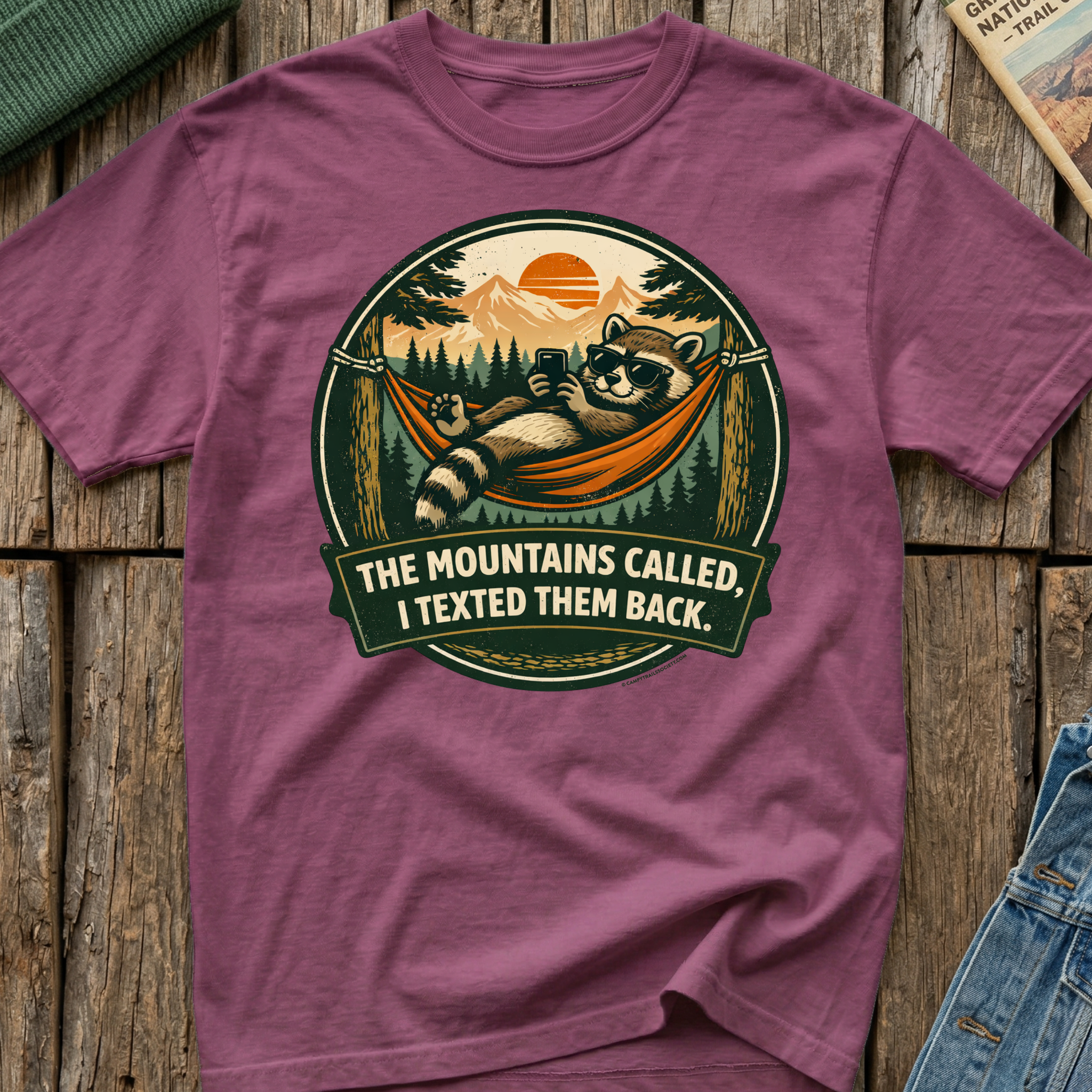 The Mountains Called Raccoon T-Shirt