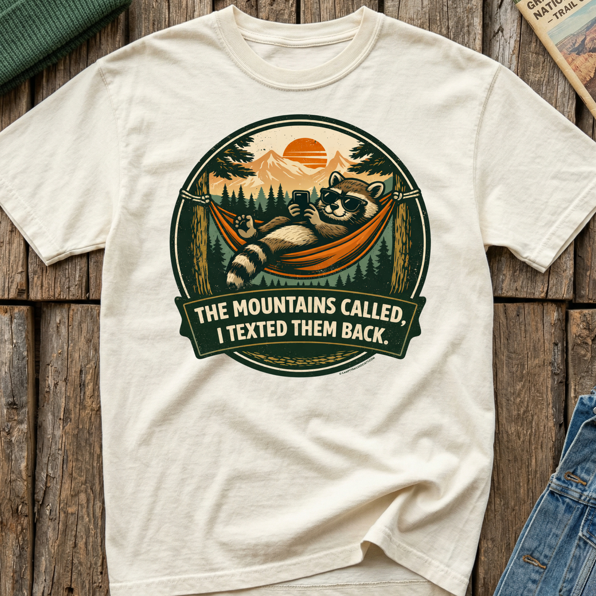 The Mountains Called Raccoon T-Shirt