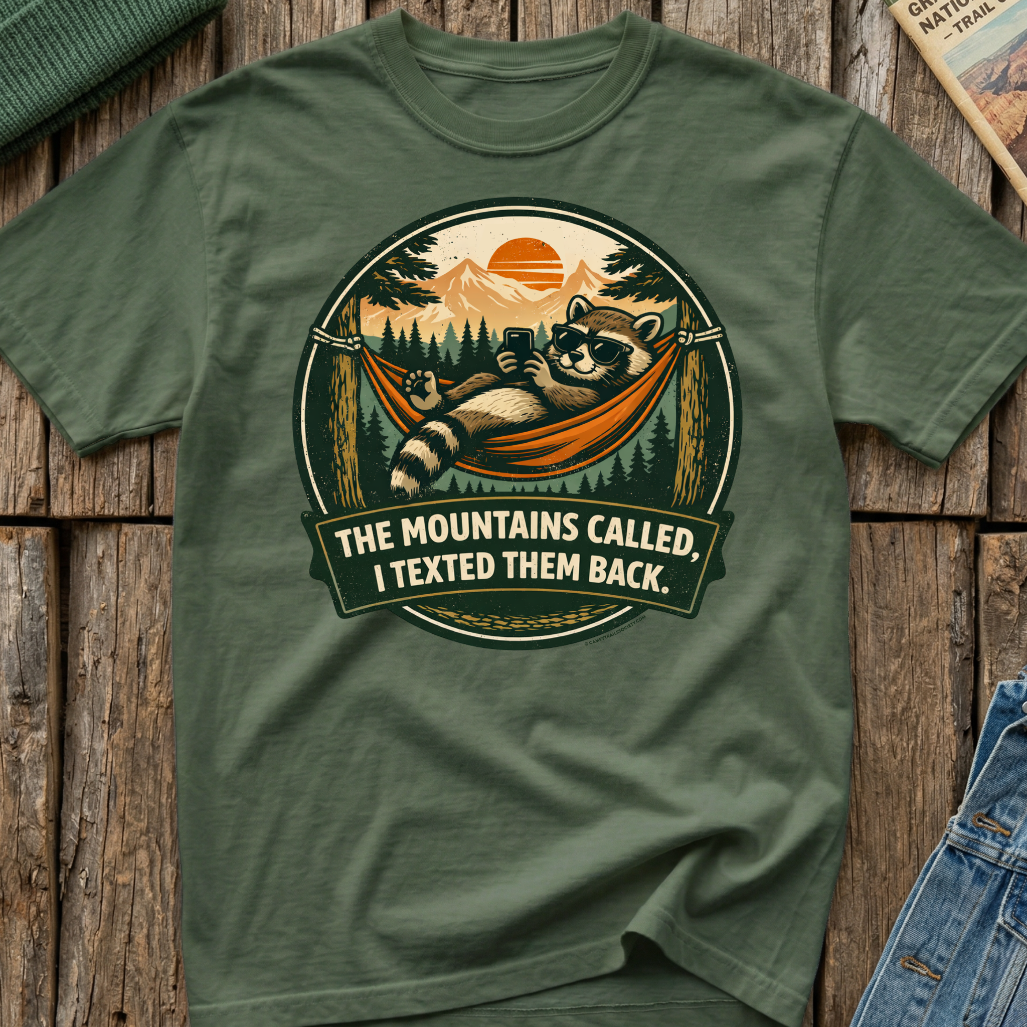 The Mountains Called Raccoon T-Shirt