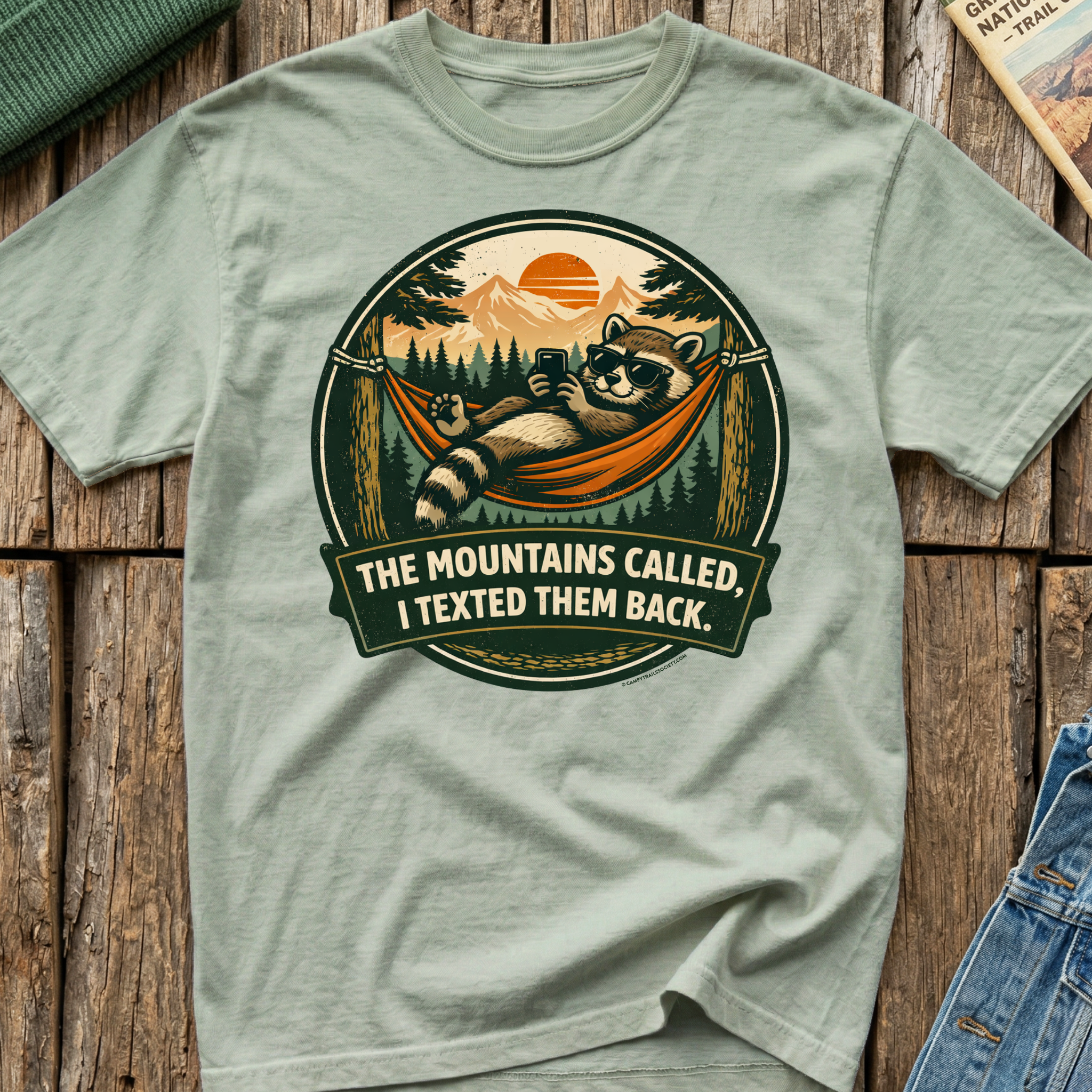 The Mountains Called Raccoon T-Shirt