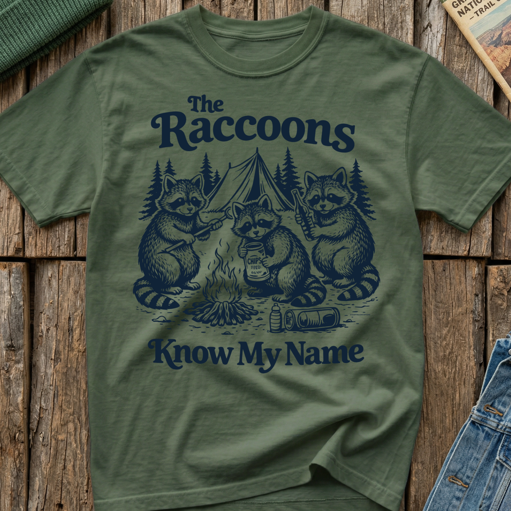 The Raccoons Know My Name T-Shirt
