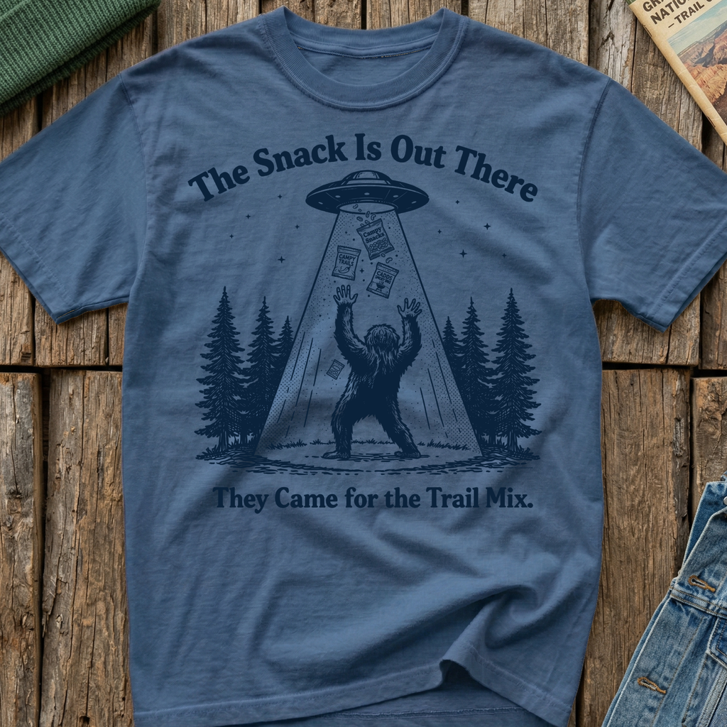 The Snack Is Out There Bigfoot T-Shirt