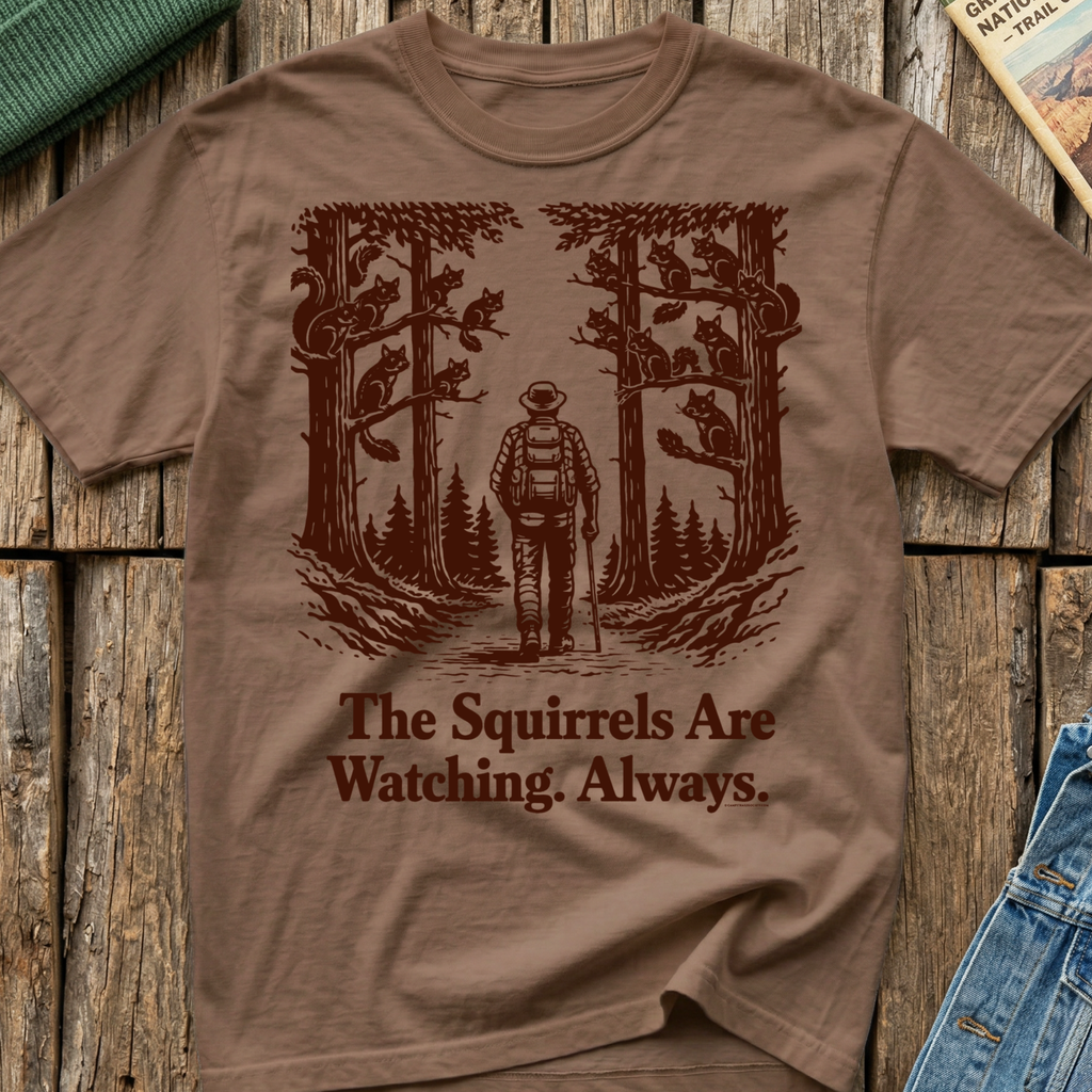 The Squirrels Are Watching Always T-Shirt