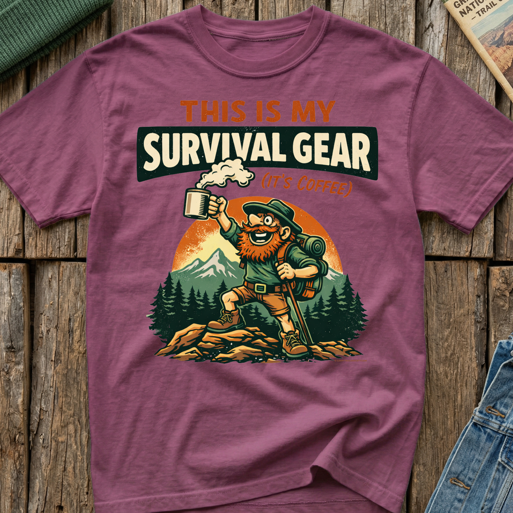 This is my survival Gear It's Coffee T-Shirt