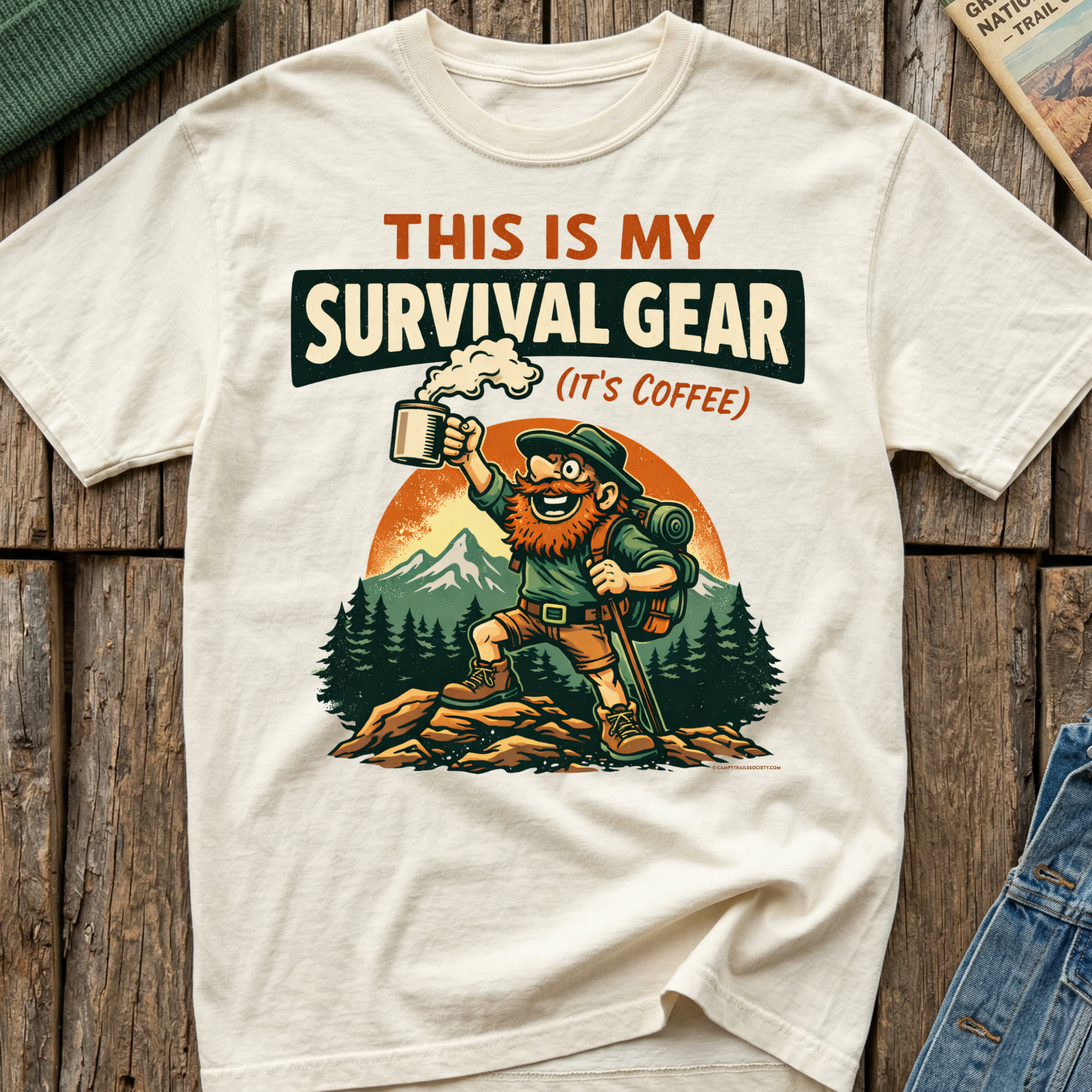 This is my survival Gear It's Coffee T-Shirt