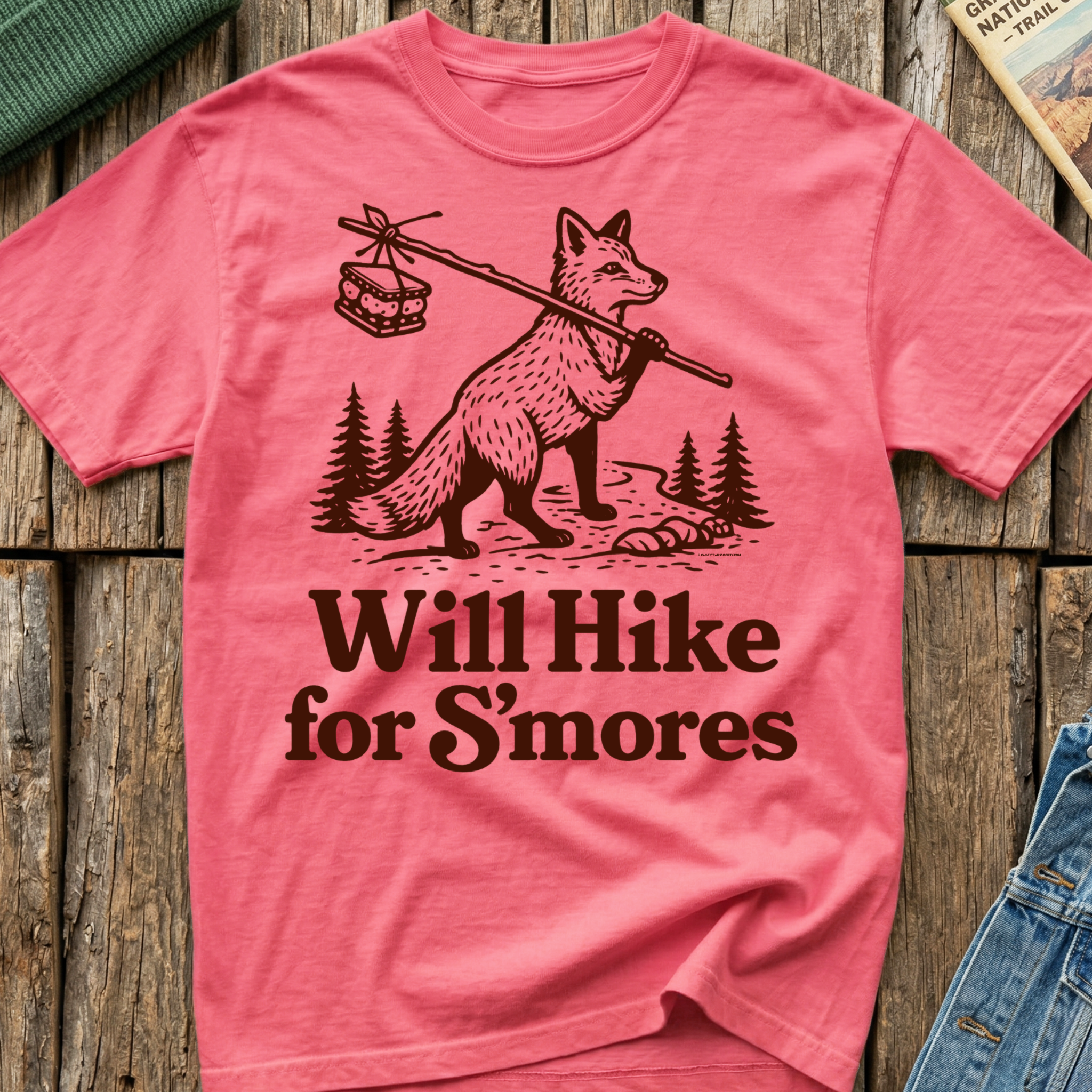 Will Hike For Smores T-Shirt
