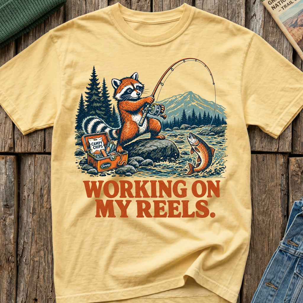 Working On My Reels T-Shirt