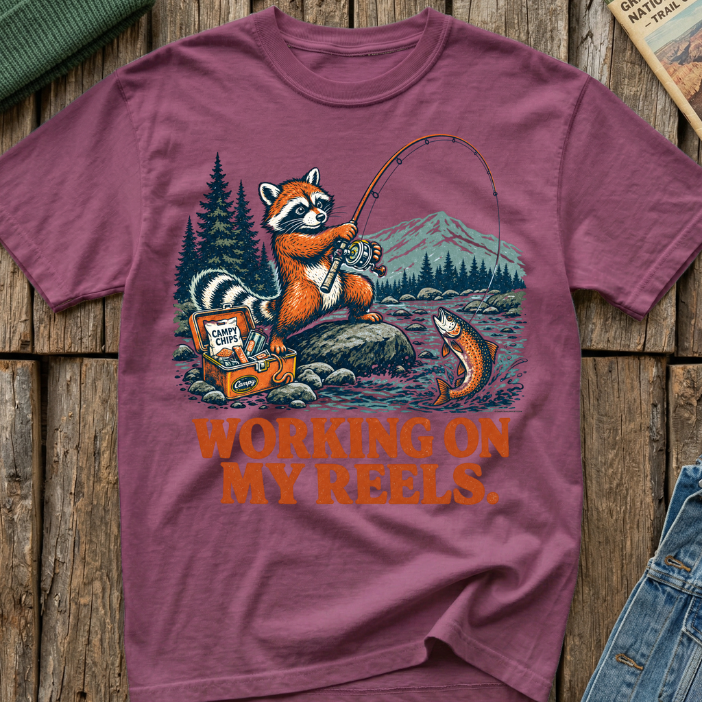Working On My Reels T-Shirt