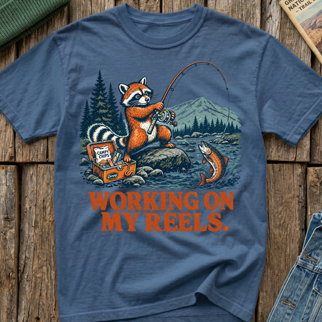 Working On My Reels T-Shirt