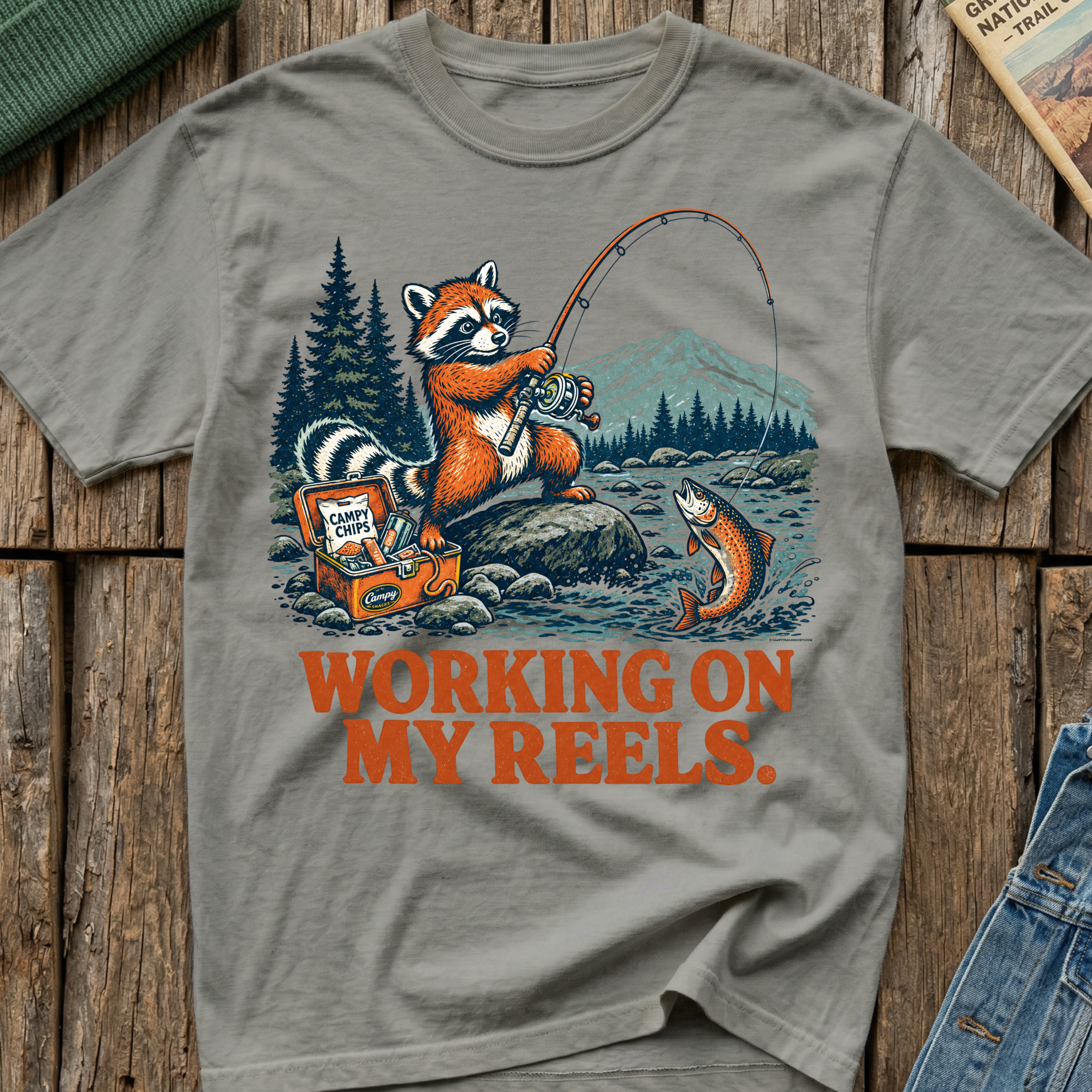 Working On My Reels T-Shirt