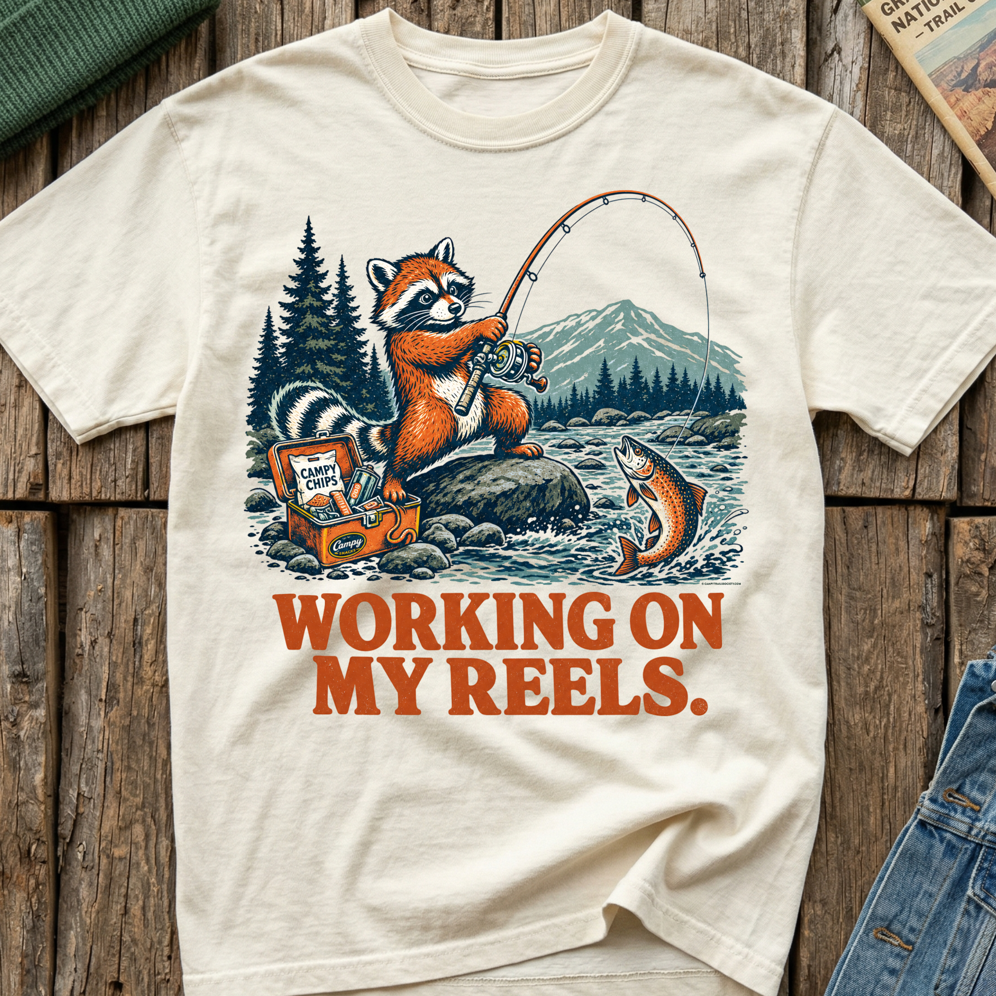 Working On My Reels T-Shirt