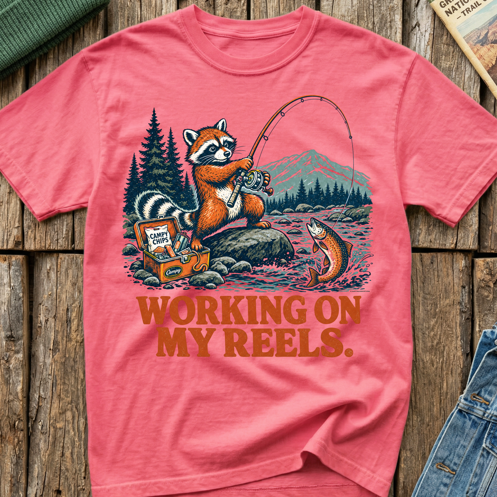 Working On My Reels T-Shirt