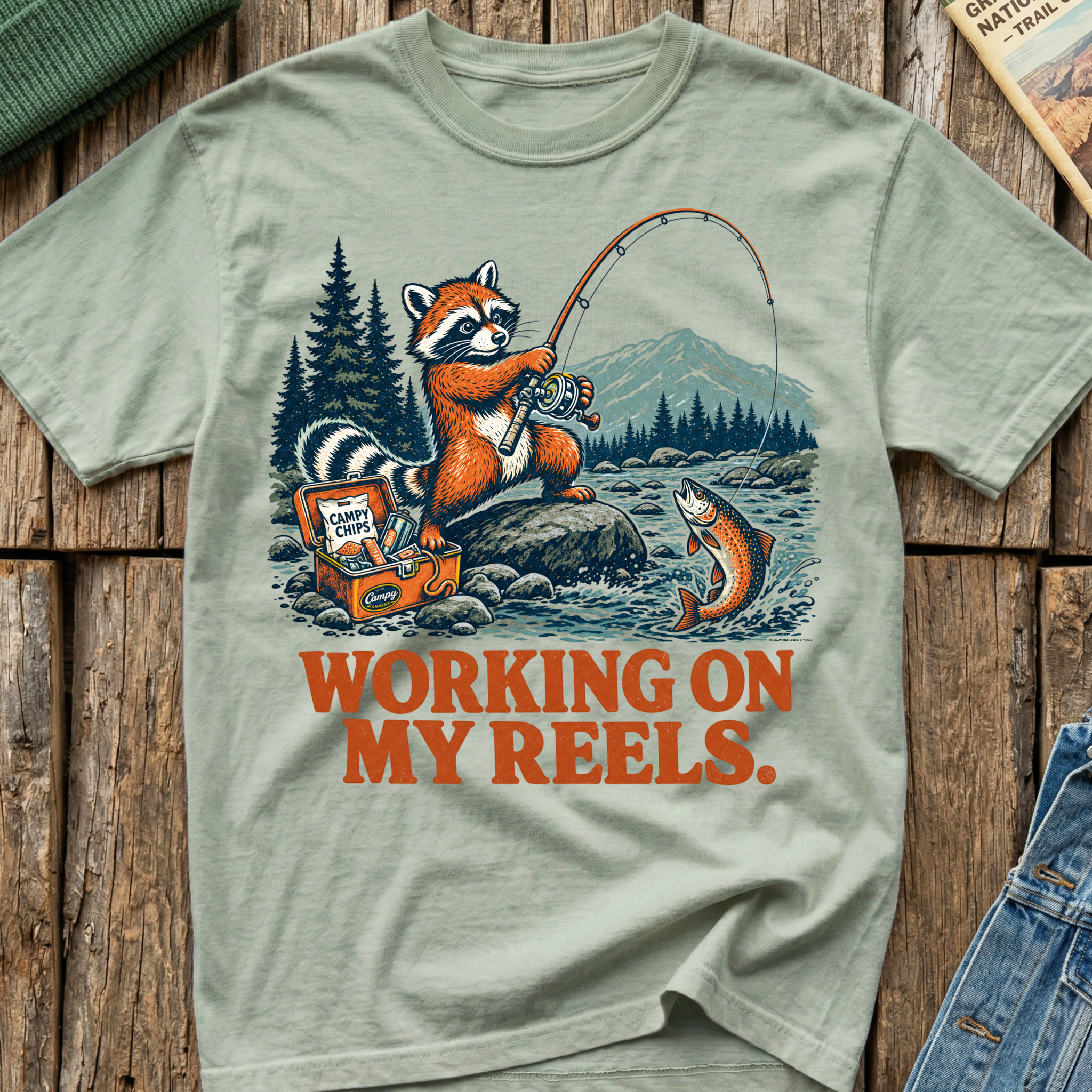 Working On My Reels T-Shirt